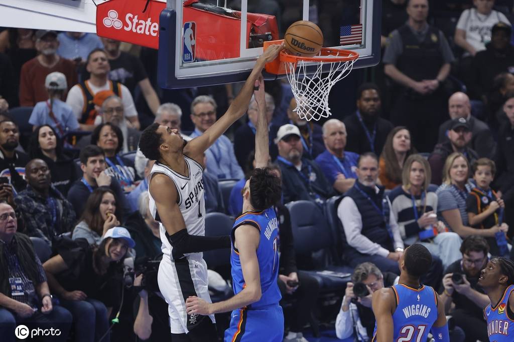 亚历山大34分文班亚马17+7 雷霆击败马刺4连胜